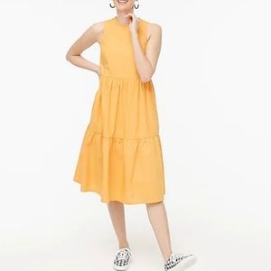 J. Crew Sleeveless Tiered Dress